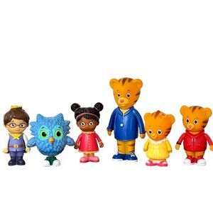 Daniel Tiger Bundle of 6 Children’s Figurine Toys.